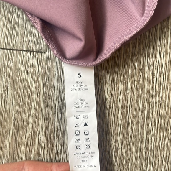 New Halara Airy Softlyzero Ruffle Backless Lace Mesh Flare Mini Dress Elderberry - Picture 5 of 5